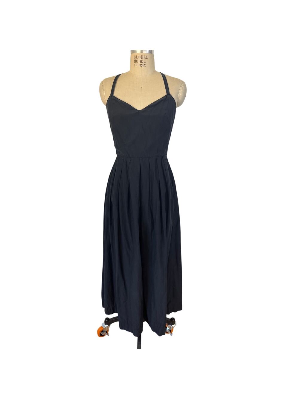 Rachel Antonoff Maxi Sundress in Black Size 6 Small Cotton Silk